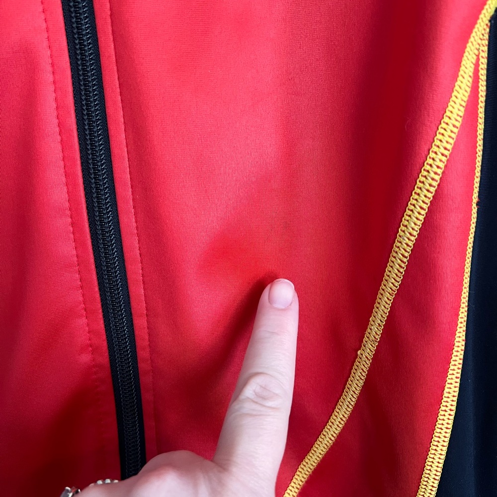 Men’s Castelli Rossi Corsa Cycling Jacket size Medium Red Yellow Black - Picture 13 of 14